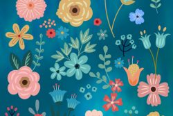 Bold New Summer Floral vcetor clipart for download, by Mels Brushes