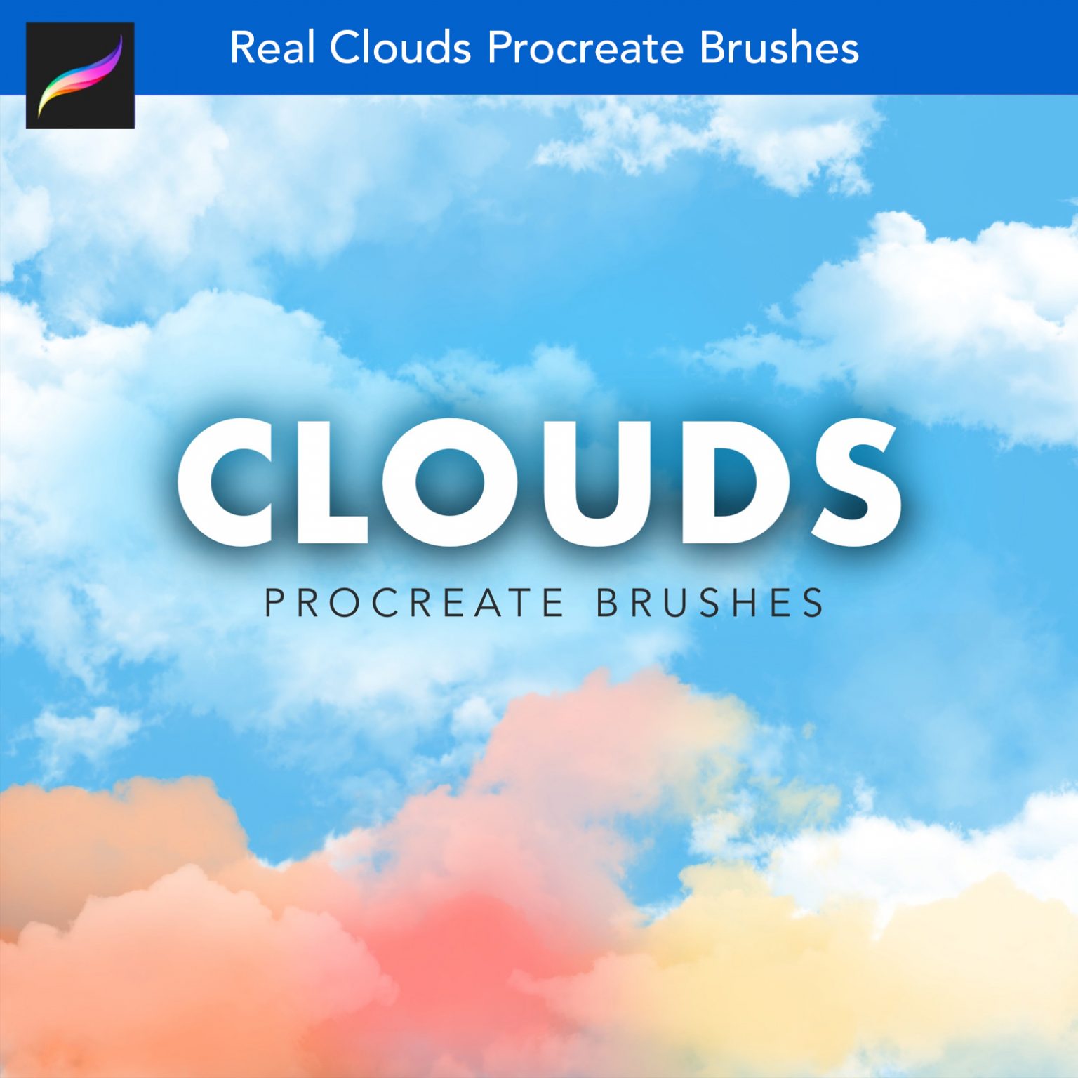 free procreate brushes clouds