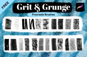 Free Procreate texture brushes