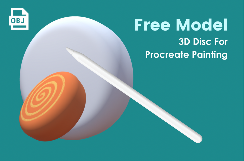 Free 3d disc circle round model