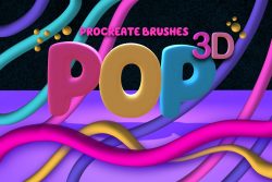 3D Procreate Brushes