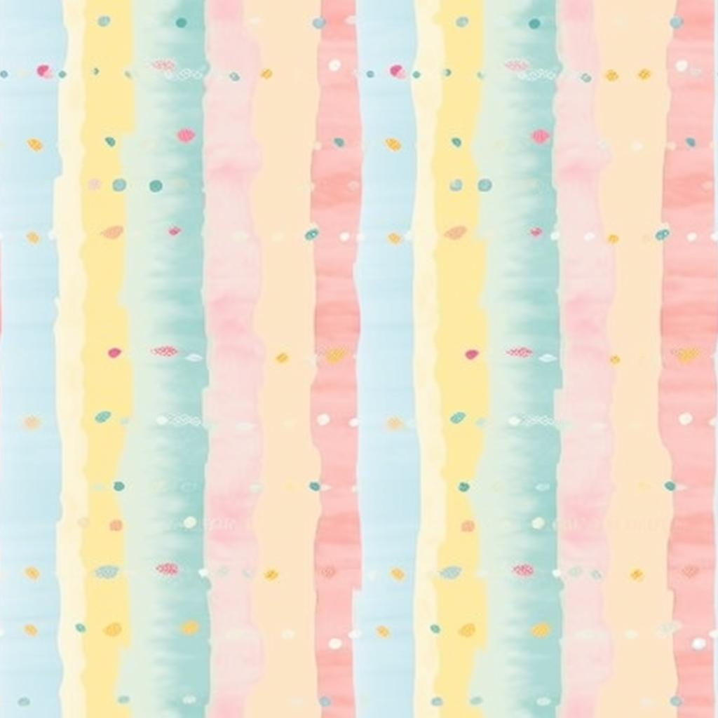 Watercolour Candy Stripes